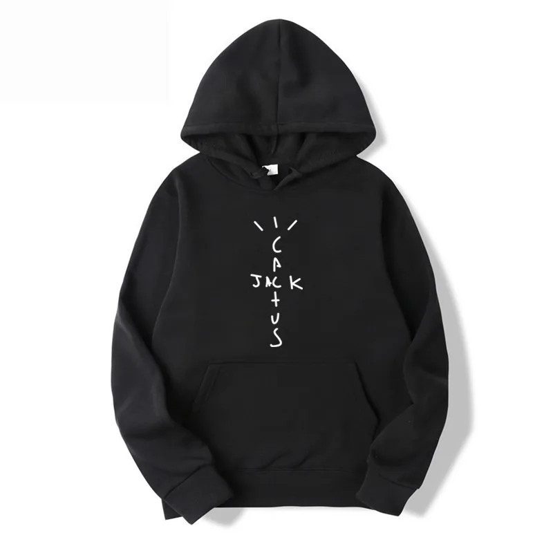 New Print Men's Hoodie Cactus Jack Hoodies Hipster Men Women Streetwear Sweatshirt d y2k Clothes Fleece Hoodie