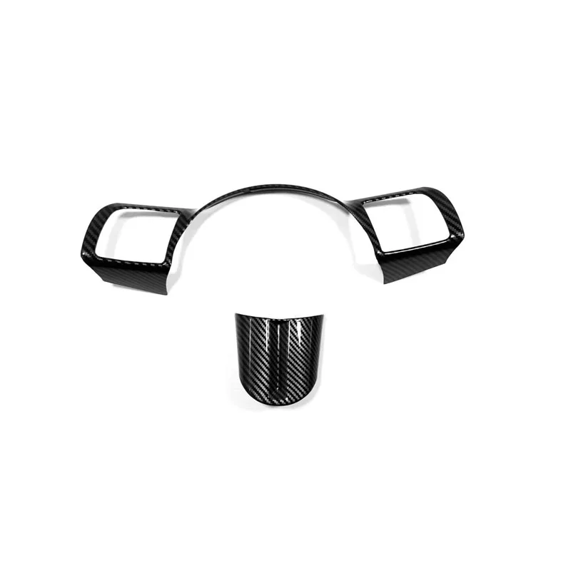 

For Hyundai Tucson NX4 2025 Accessories ABS Carbon Fiber Steering Wheel Switch Button Frame Cover Sticker Car Trims Styling