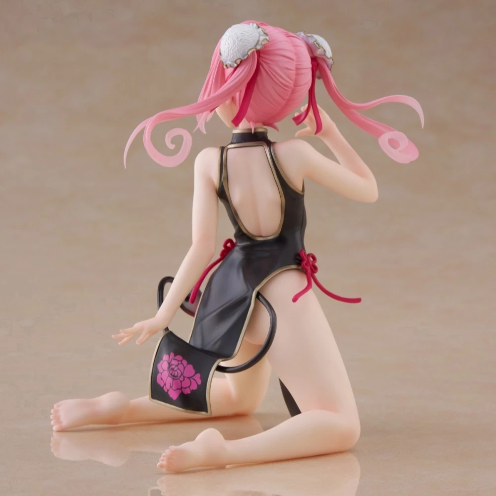 In Stock Taito Original Genuine To Love-Ru Darkness Desktop Cute Figure Nana Astar Deviluke Chinese Dress 13cm Model Toy Figures view 4