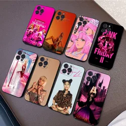 N-Nicki M-Minaj Rapper Pink Friday 2 Phone Case Silicone Soft for iphone 16 15 14 13 12 11 Pro Mini XS MAX Plus X Cover