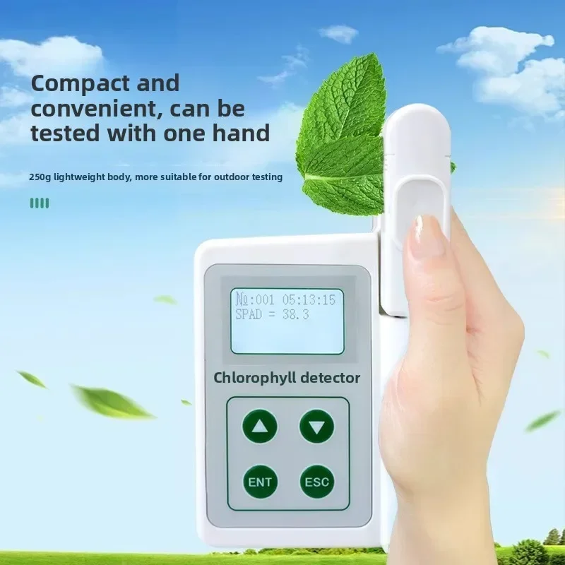 Plant chlorophyll measuring device, nitrogen content nutrient measurement, detector chlorophyll meter