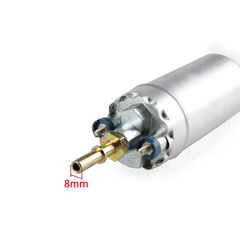 0580464075   Inline Pompa paliwa 12V Uniwersalna elektryczna pompa paliwa 150L/H Wysokociśnieniowa zewnętrzna rzędowa pompa paliwa do benzyny i oleju napędowego — zdjęcie 4