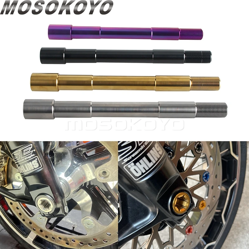 

Front Axle Wheel Spindle Shaft Motorcycle Wheel Axle Front Wheel Rim Replacement Spare Parts For Harley Touring Road Glide ST