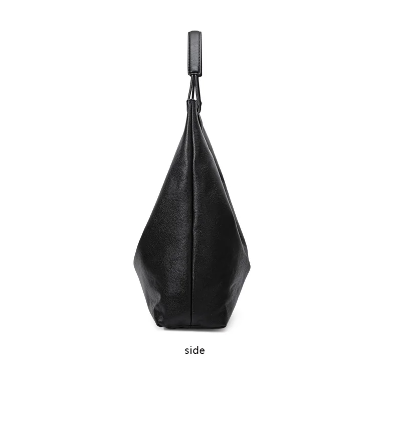 Aidanni 2026 Neue Echtleder-Tragetasche für Damen, Geräumige Unterarmtasche, Schwarze Schulter- und Handtasche, Muttertasche – Detail 10