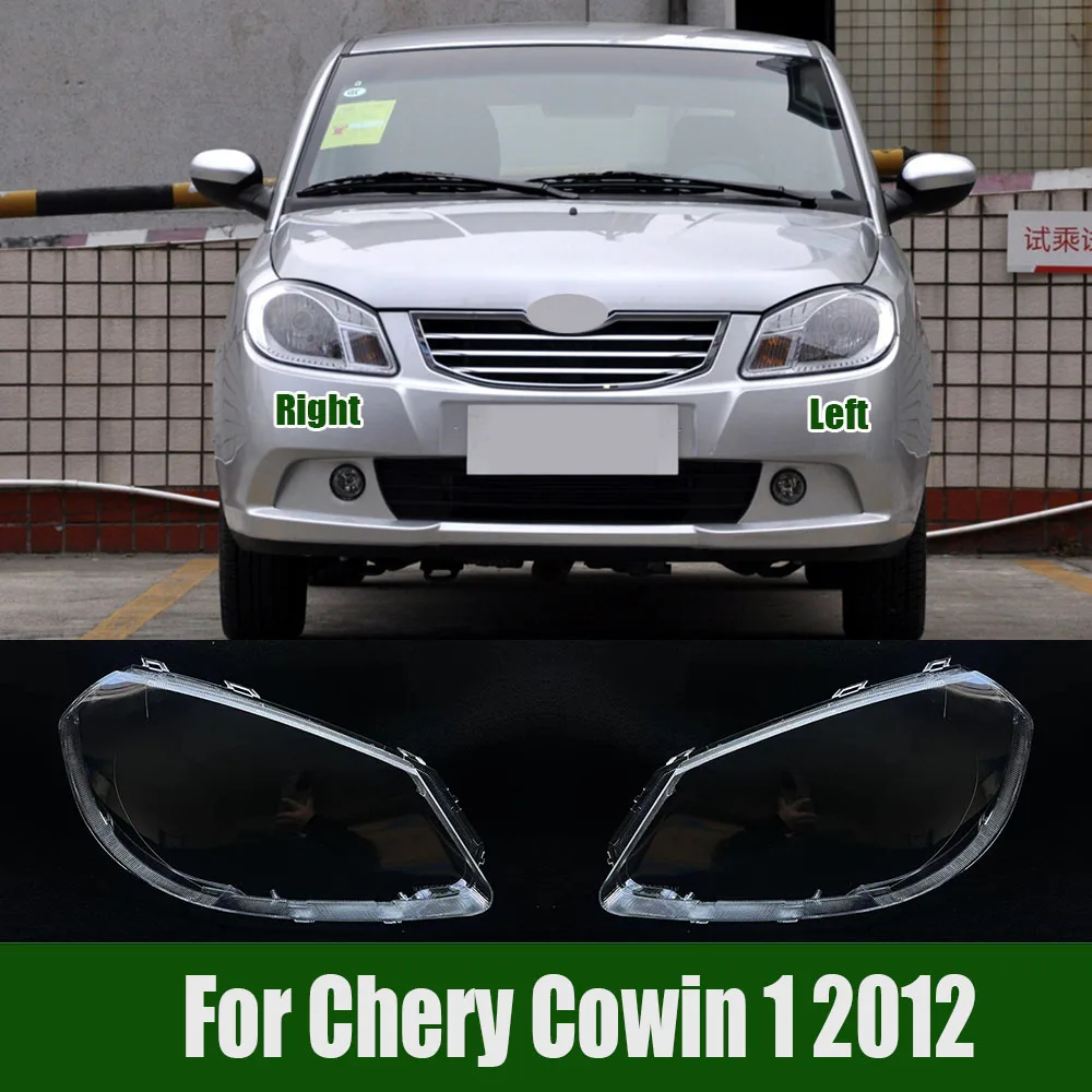 

For Chery Cowin 1 2012 Headlight Cover Shade Transparent Headlamp Shell Lampcover Lens Plexiglass Replace Original Lampshade