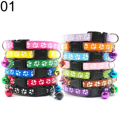 Collier de chien réglable coloré, colliers durables pour petits chiens, chiot, PDPBulldog, vente en gros, 100 pièces