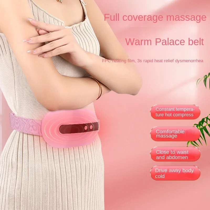 

Portable Menstrual Heating Pad Warm Palace Waist Belt Period Cramp Massager Menstrual Heating Pad Dysmenorrhea Relieving Belt