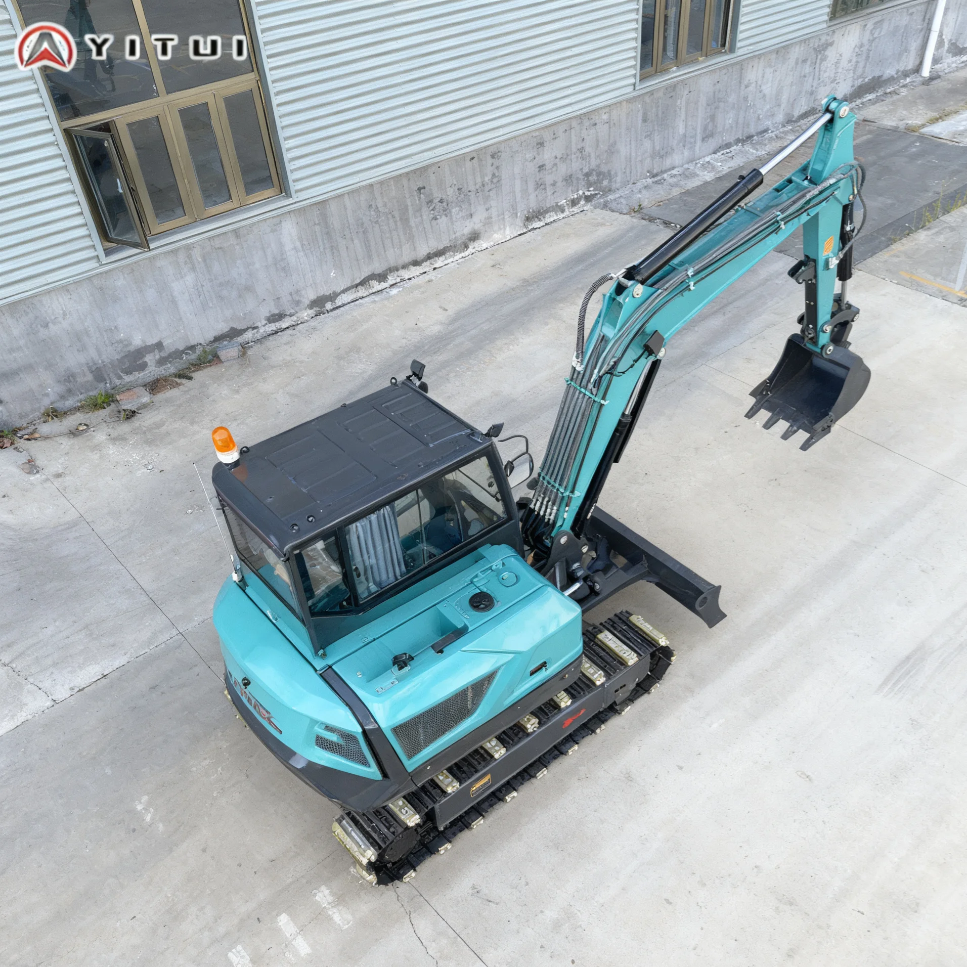 3.5 Ton 6 Ton Mini Excavator Factory Big Arm Side Swing Kubota Engine Multifunction Mini Excavator Customized