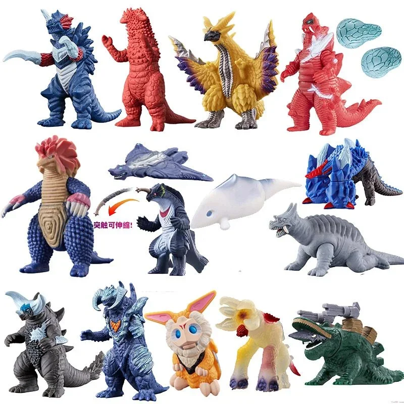 13cm Little Monster Kigalo Caesar Gedos Raibasser Sphere Geomos Agira Action Figures Soft Model Children's Christmas gift toys