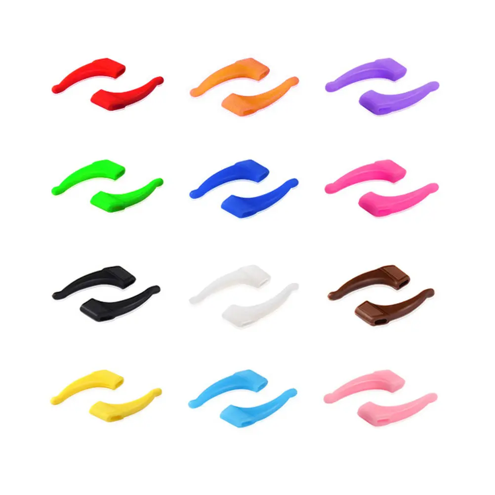 

24Pair Silicone Eyeglasses Anti-Slip Ear Pads Durable Non-Slip Ear Hooks Practical Glasses Frame Fixing Tool for Running