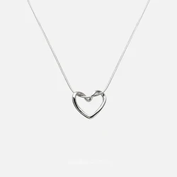 New Heart Necklace Ladies  Clavicle Chain Neck Choker Necklaces for Women Jewelry Free Dropshipping Wholesale