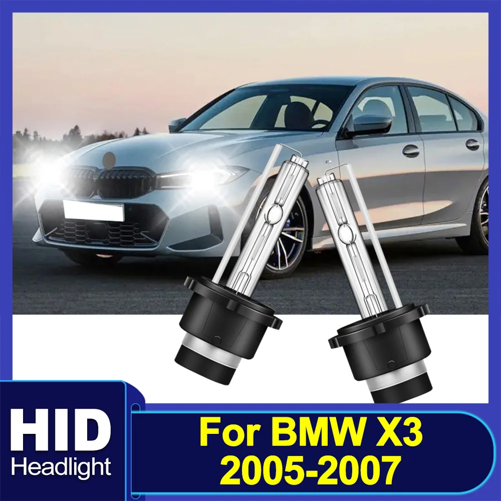 

2PCS D2S 35W 6000K White Xenon HID Headlight Low Beam Bulb High Quality Car Light For BMW X3 2005 2006 2007 Super Bright