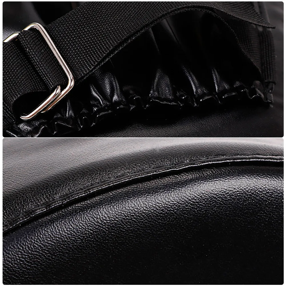 قفازات الملاكمة اليدوية المصنوعة من جلد البولي يوريثان، وسادات تركيز الملاكمة المقاومة للتآكل، وسادات كيك بوكسينغ للملاكمة MMA Muay Thai