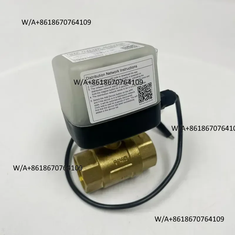 WiFi Smart Wireless Controller Stainless Steel Brass Valve Timed Delayed Cyclic Open/Close Motorized Valve for