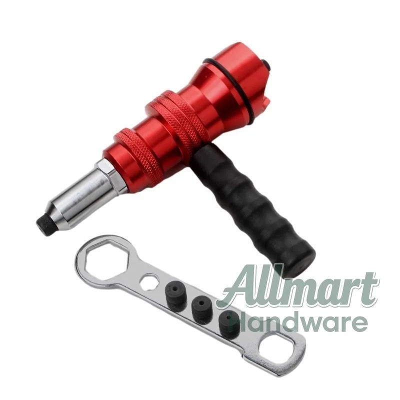 Electric rivet gun adapter, aluminum alloy rivet puller, multifunctional professional rivet tool accessories