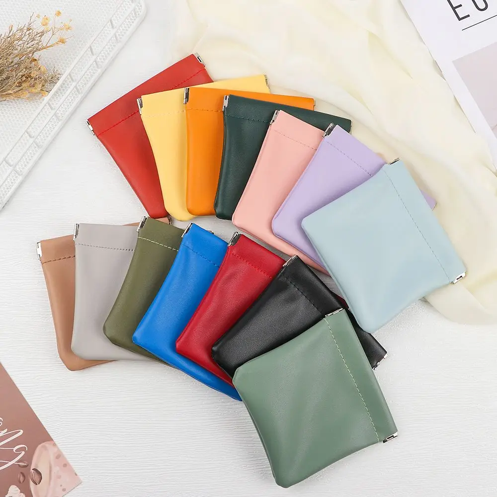 

PU Leather Credit Card Holder Storage Bag Coin Pocket Wallet Purse Clutch Purse