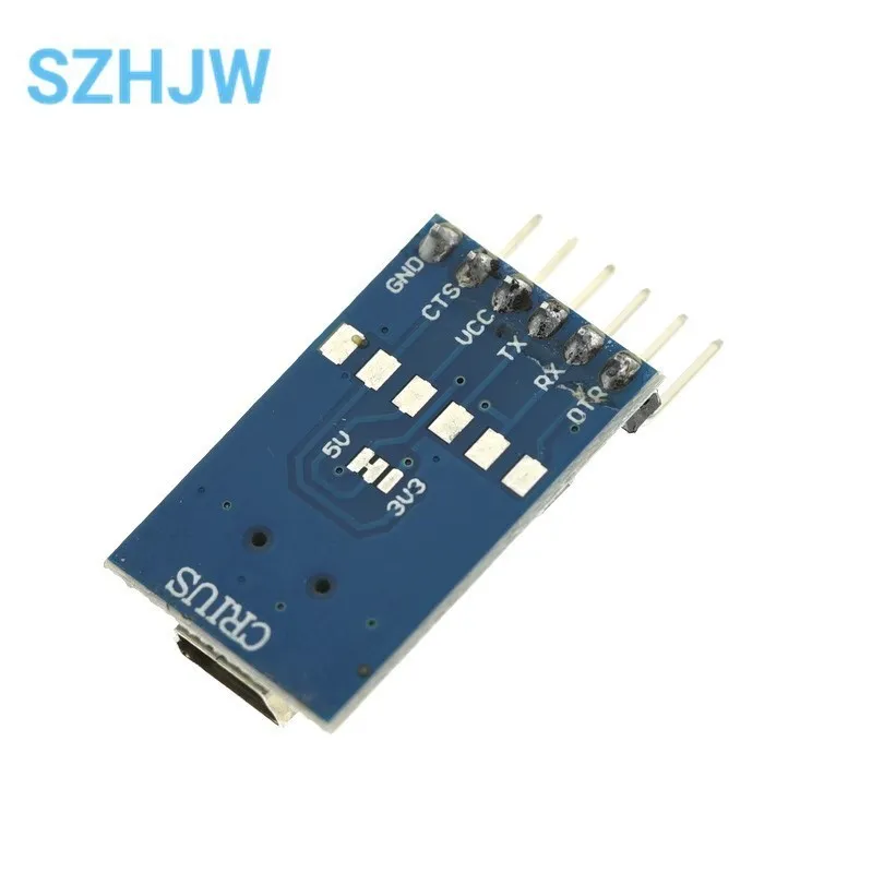 3.3 فولت 5.5 فولت FT232RL FT232 FTDI USB إلى TTL مهايئ مسلسل وحدة ل اردوينو منفذ صغير لتقوم بها بنفسك الإلكترونية لوحة دارات مطبوعة