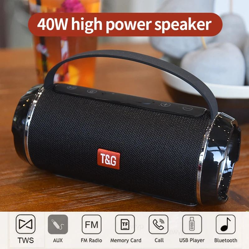 Wireless Bluetooth Speaker For TG Classic Soundbar Subwoofer Outdoor Hands-free Portable Stereo Bass Wireless Speaker Wholesale