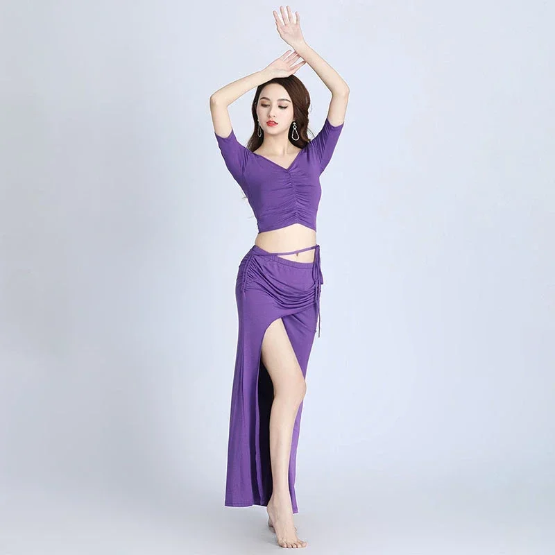 

Belly Dance Clothes Long Skirt Set Sexy Suit Modern Dance Clothes Performance Oriental Costume Women Belly Dancer Outfit