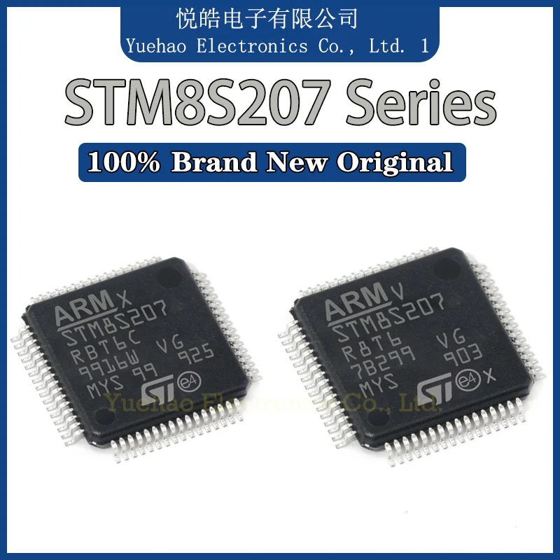 

STM8S207R6T6 STM8S207RBT6 STM8S207R8T6 STM8S207R6 STM8S207RB STM8S207R8 STM STM8 STM8S STM8S207 LQFP-64 MCU IC