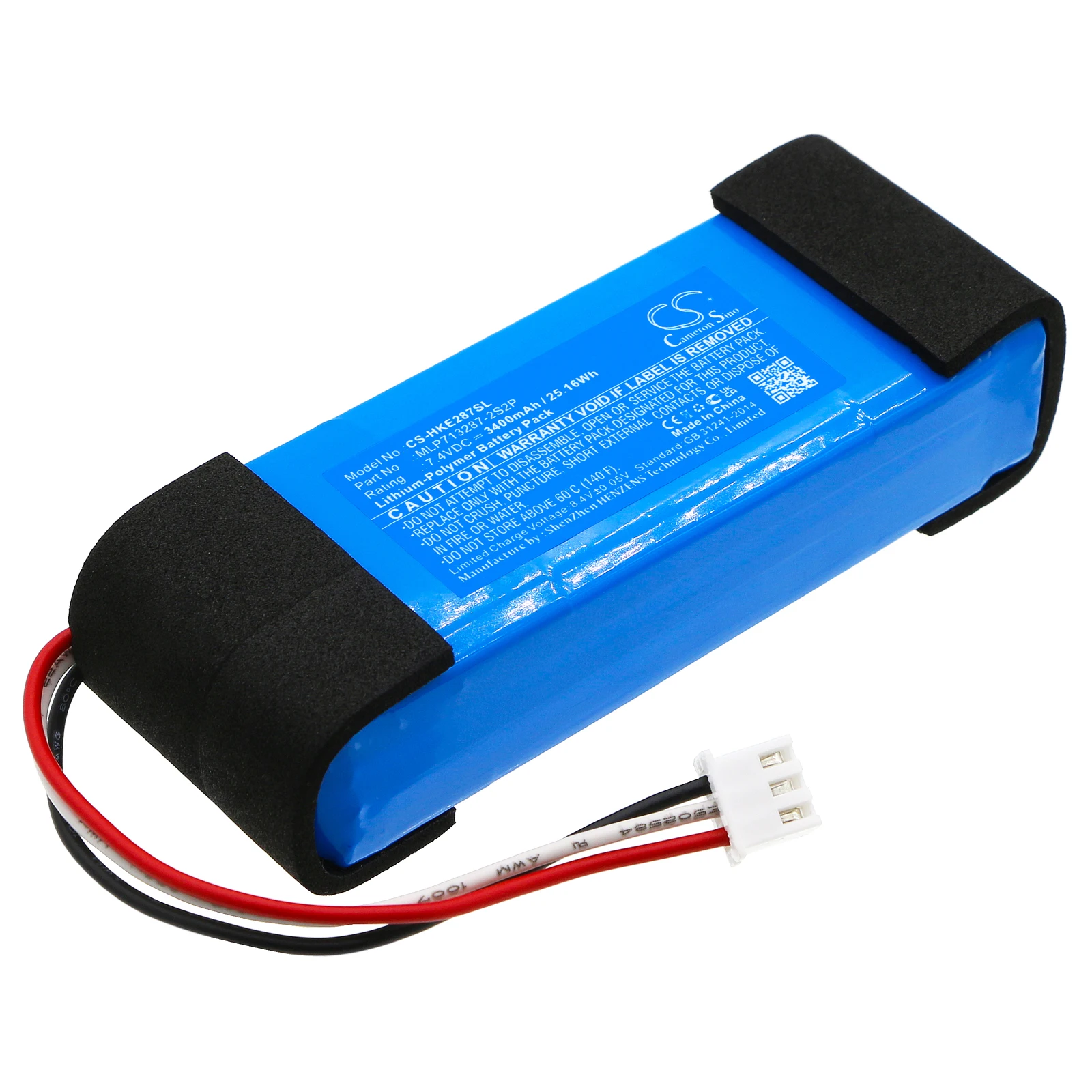 Cameron Sino 7.4V 3400mAh Speaker Battery MLP713287-2S2P for Harman/Kardon Esquire +TOOL