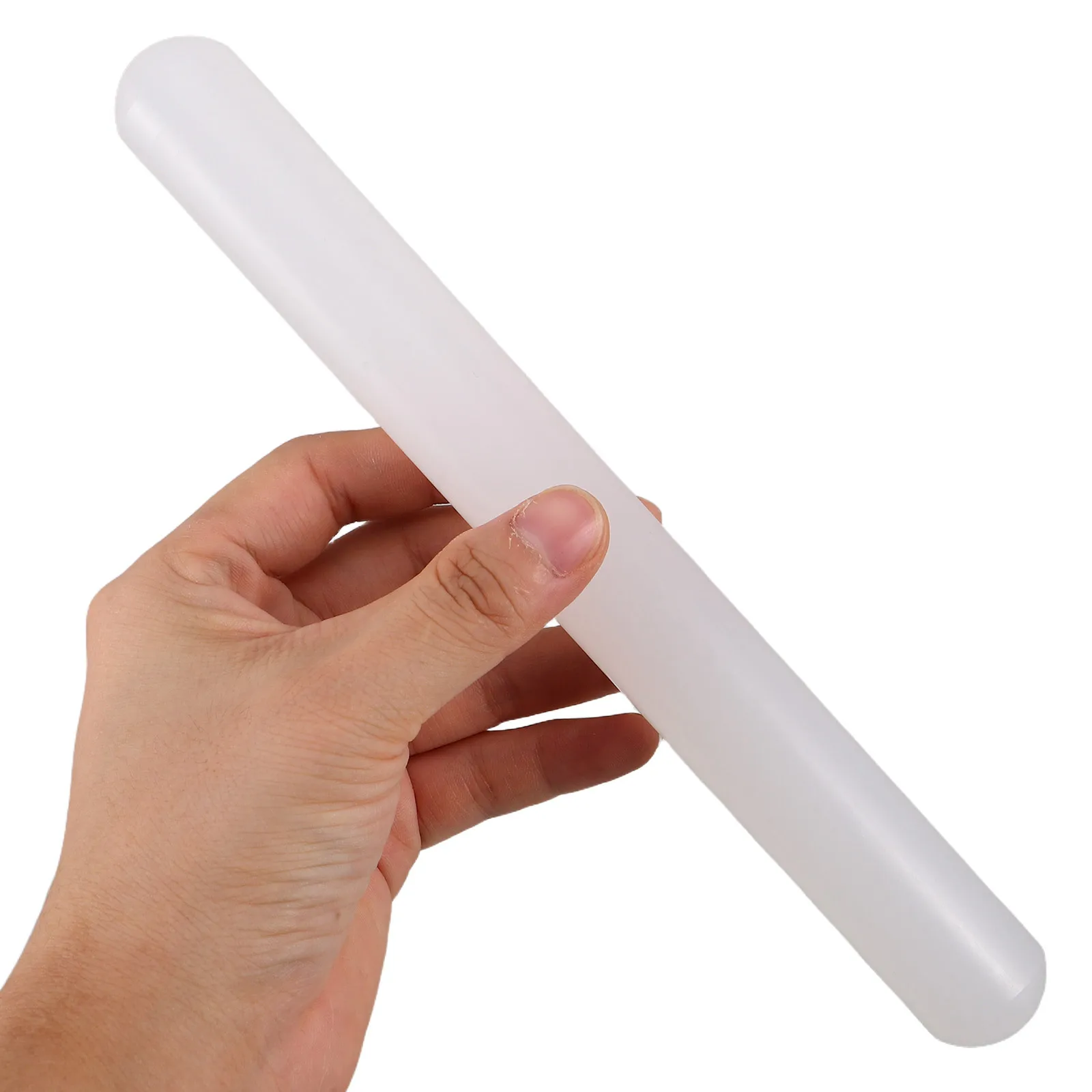 

4Pcs Plastic Pastry Rollers Nonstick Baking Rolling Pin for Dough Fondant Cookie Kitchen Use Easy Clay