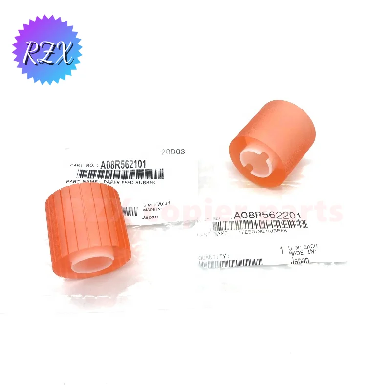 2PCS A08R562201 A08R562101 Paper Feed Pickup Roller For Konica Minolta Bizhub Pro 1050 1050E 1050P 1200 1200P Copier Spare Parts