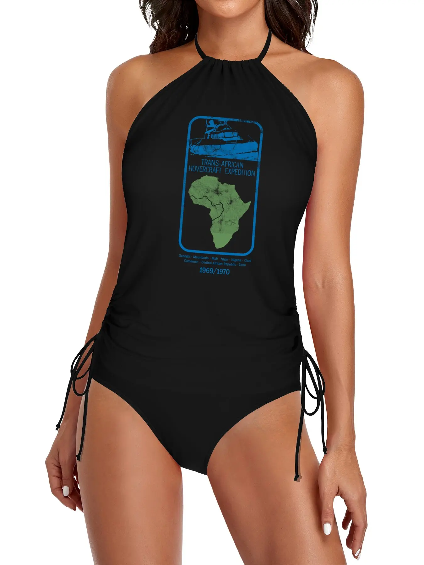 

Trans-African Hovercraft Expedition Split Swimsuit Set Summer women's clothing kawaii swimsuit bikini woman beach