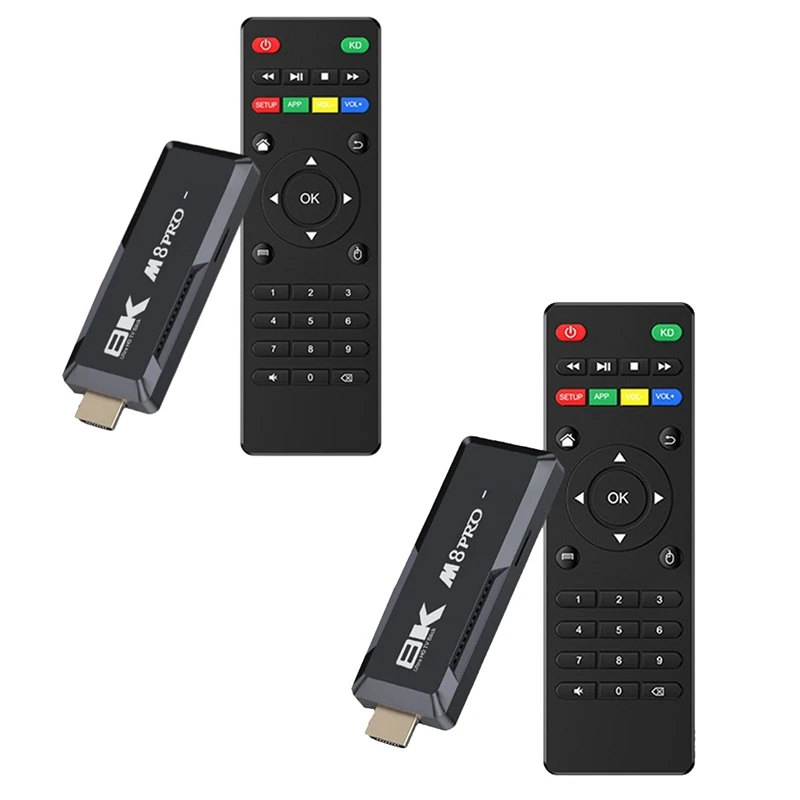 M8 PRO TV Stick 1GB 8GB Android 12.1 Smart TV Box Aiiwinner H313 2.4G+5G Dual Band WIFI Android Media Player Easy To Use