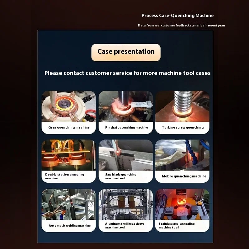 High Induction Handheld Copper Tube Welding Machine, Quenching Annealing, Medium Frequency Heating Heater Equipment