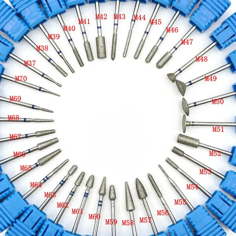 หัวเจียรเล็บเพชร 1 ชิ้น สำหรับเครื่องเจียรเล็บ อุปกรณ์เสริมสำหรับเครื่องทำเล็บ ขัดหนังกำพร้า ตัดเจล