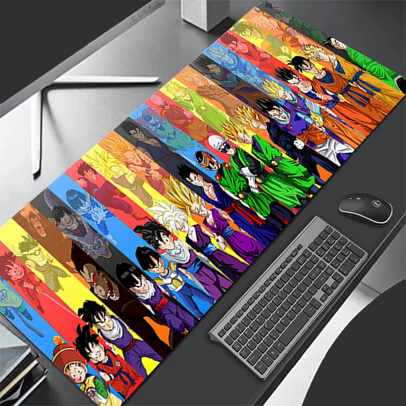 

Большой коврик для мыши, игровой коврик для компьютерного стола, современный настольный коврик, коврик для клавиатуры и ноутбука, XXL коврик для мыши Dragon Ball Z DBZ