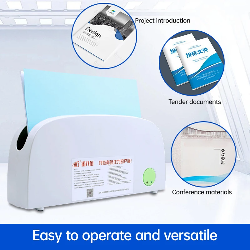 Hot Melt Electronic Binding Machine Glue Strips Glue Film Hot Melt Binding Machine for Books Files and Documents