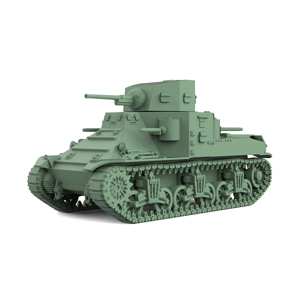 US M2A1 tanque medio SSMODEL SS525 Kit de modelo militar juegos de guerra estáticos en miniatura 1/144 1/200 1/350 1/700