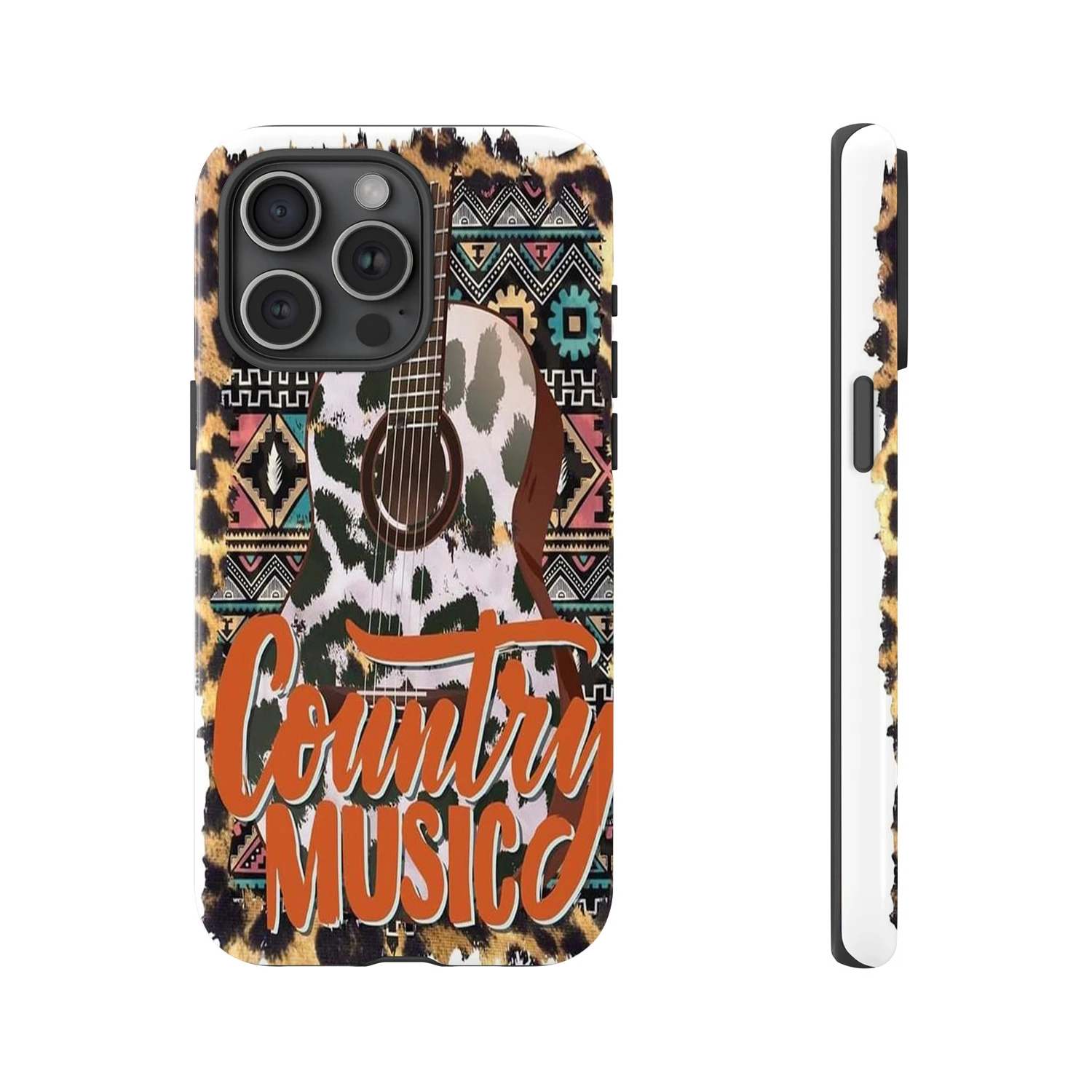 Country Music Guitar Western Cowboy Phone Case For Iphone 16 15 14 13 12 11 Pro Max 13Mini 12Mini XSMAX XR X 7 8 Plus