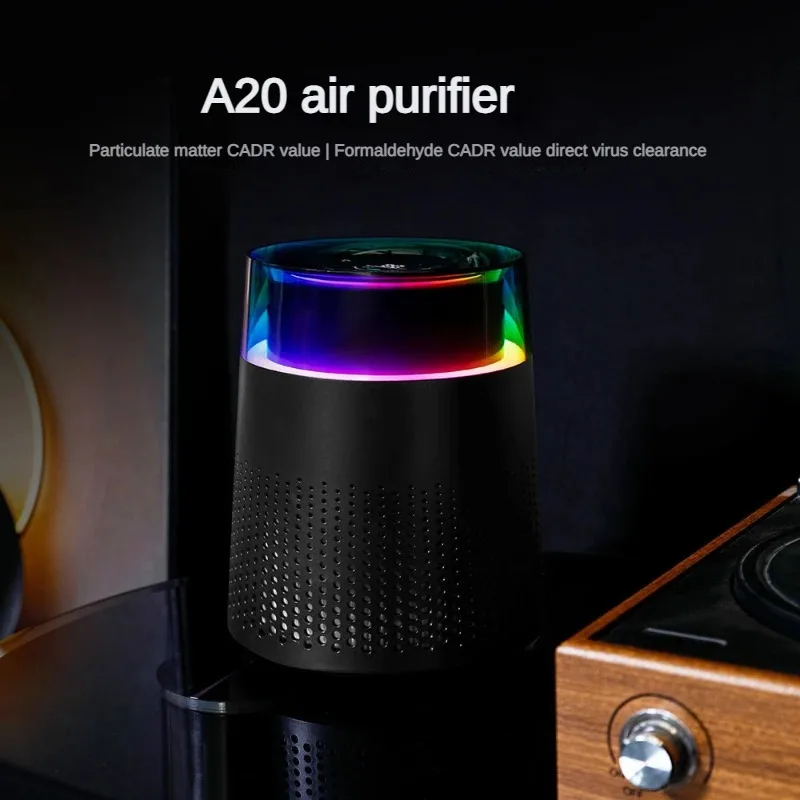 

YouPinLomy Home New Desktop Air Purifier Smart Air Quality Detection Cross Border Atmosphere Light Negative Ion Purifier