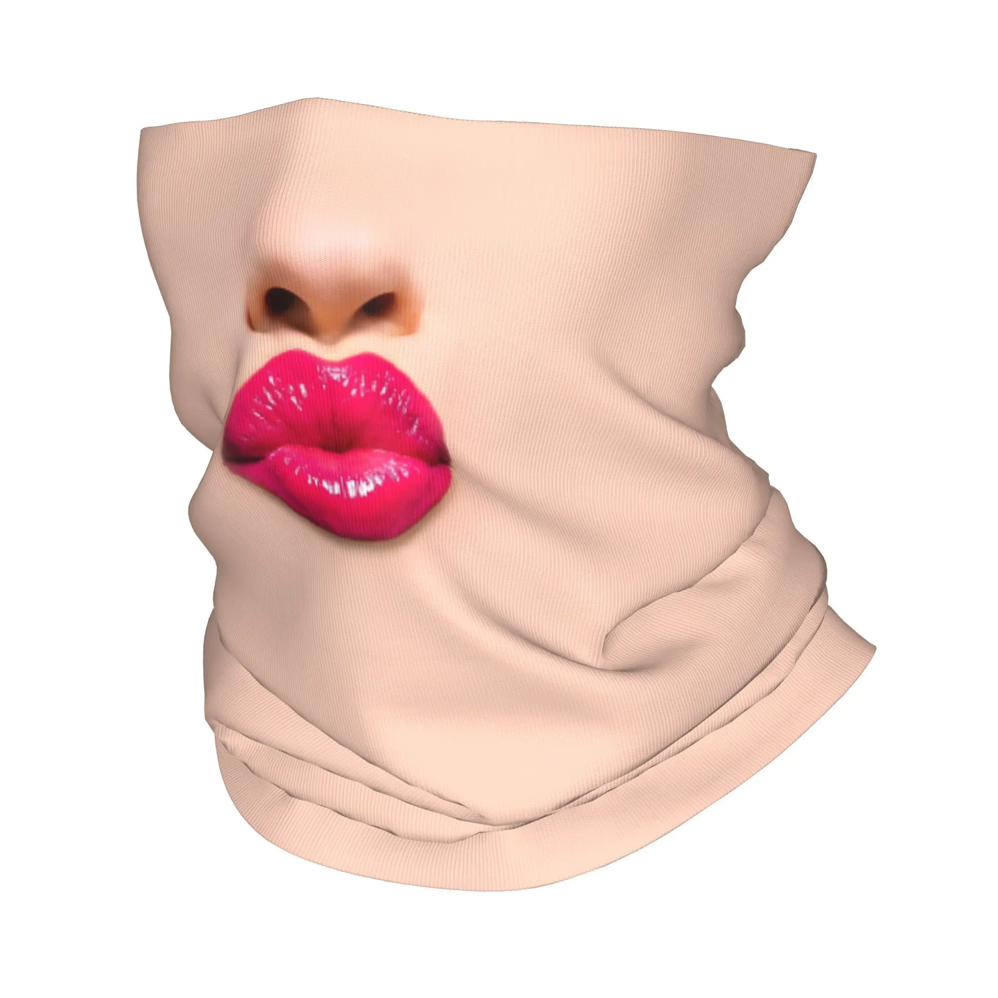 

Humorous Face Covering Featuring a Mouth, Lips, And Teeth Design, Suitable for Motorcycle Enthusiasts. This Unisex Balaclava