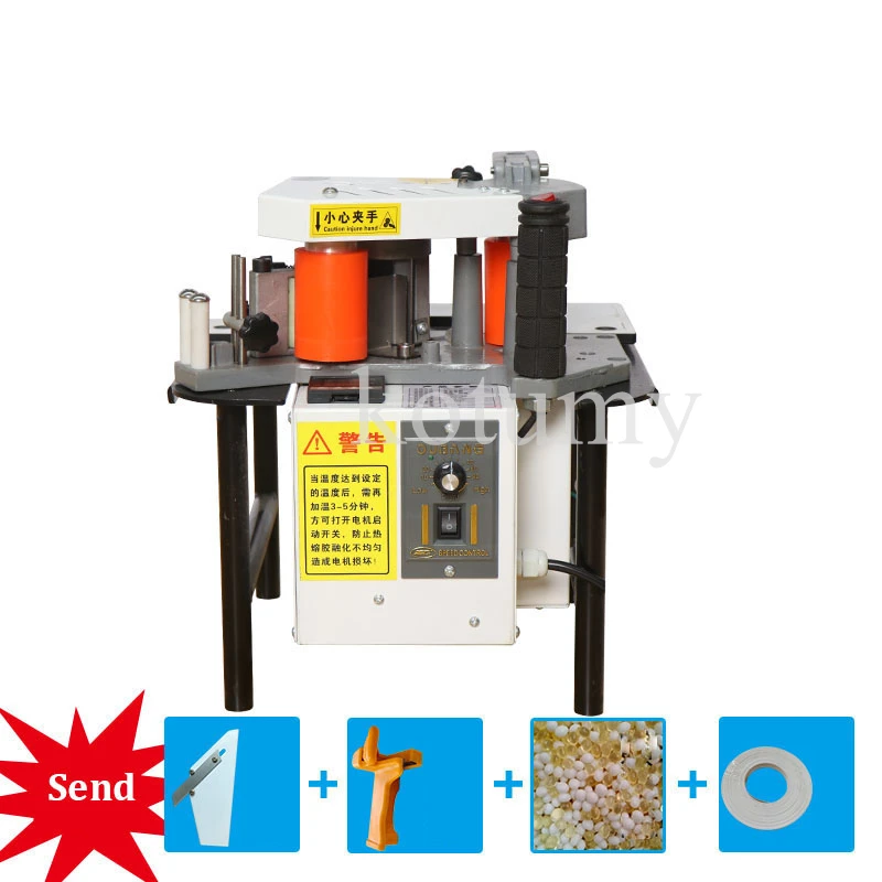 Edge Banding Machine Two-sided Gluing Edge Bander Pvc Edge Banding Machine Woodworking Tool