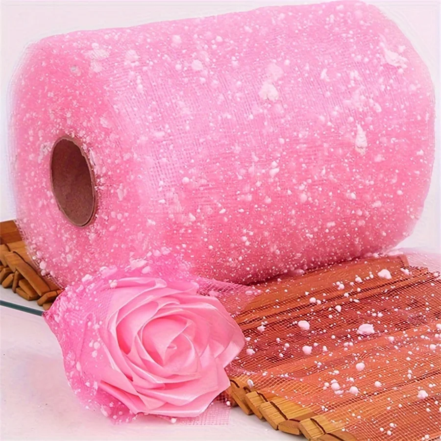 Handcrafted Silk Ribbon Rose Wrapping Paper - Versatile for Bouquets, Home & Office Decor | Available in Multiple Colors