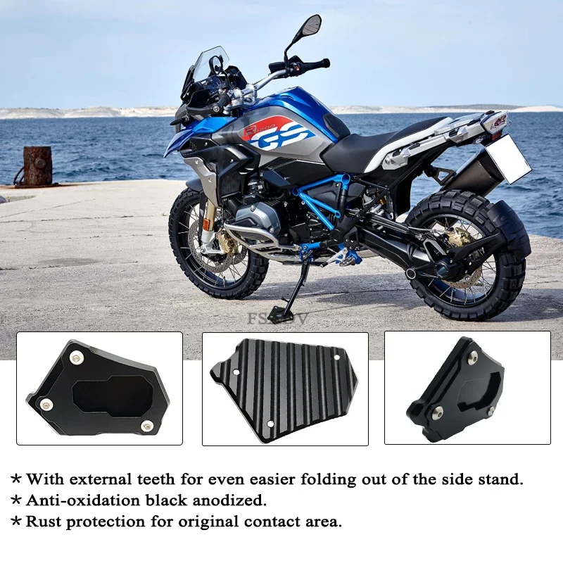 R1200GS Side Stand Pad Extension Plate For BMW R1200 GS LC ADV R 1200GS R 1200 GS Adventure GSA 2014-2019 2017 2018 Motorcycle