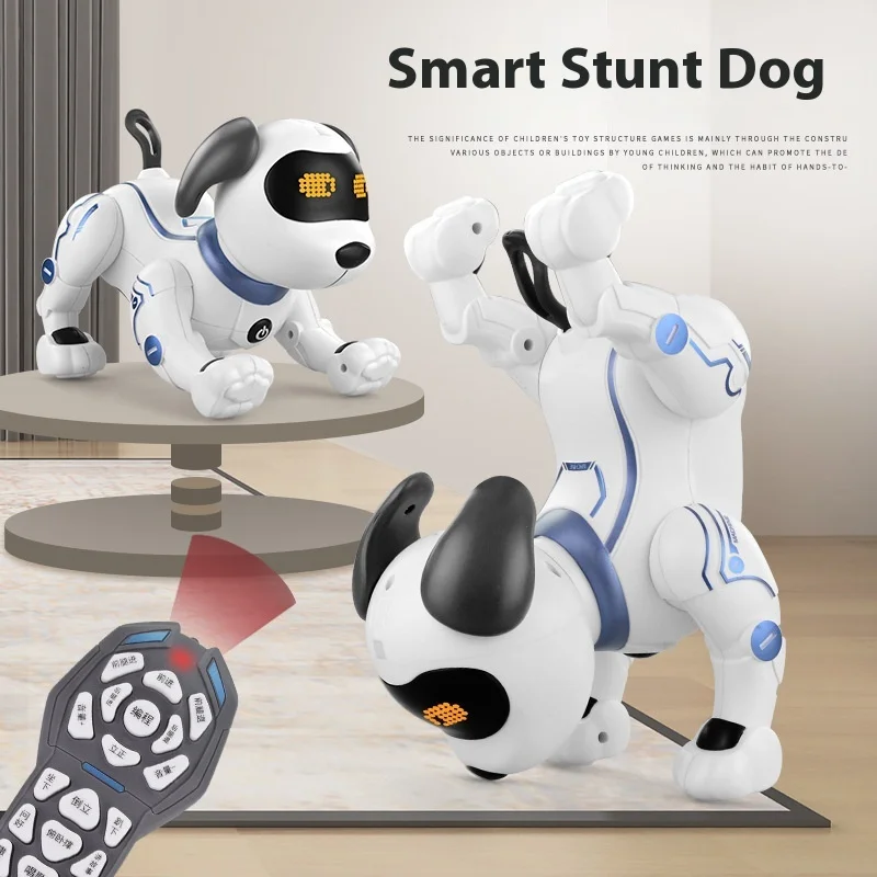 Kinder Afstandsbediening Intelligente Stunt Robot Hond Muziek Dansen Bionische Programmering Robot Hond Kinderen Verjaardagscadeau