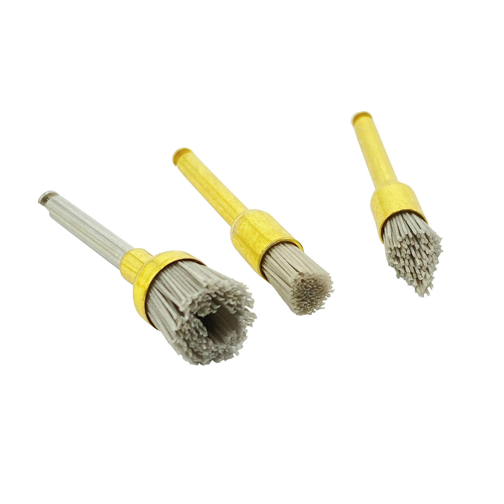 5pcs RA Shank Dental Polishing Brush Drill Wheel Materials Cotton Felt Goat Wool Alumina Tools Dia 10mm Handpiece Rotary Tools