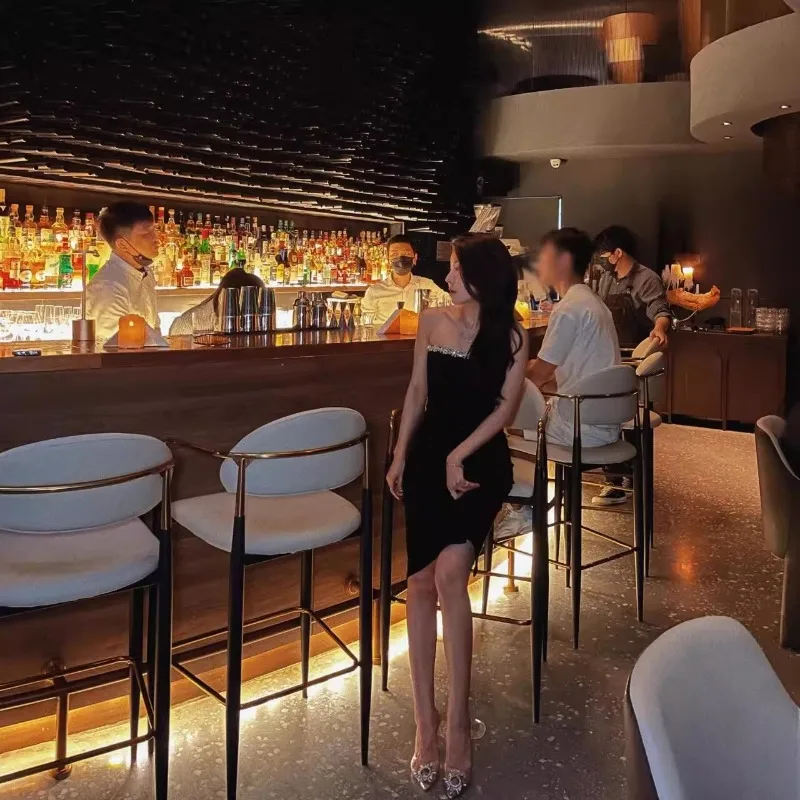 

Современный роскошный барный стул, скандинавский минималистичный барный стул для ресторана, таверна, коммерческая мебель Sillas Para Barra FYBC