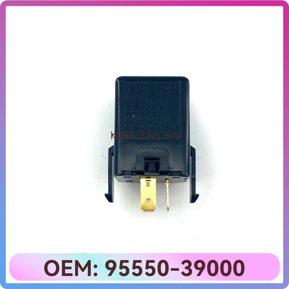 

1pcs Car Turn Signal Flasher Relay For Hyundai For Kia 95550-39000 OEM 9555039000 95550 39000 For Santa 2001-2006 Interior Parts