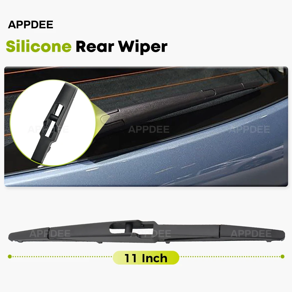 Silicone Rear Wiper For Kia Carens Rondo MK 4 RP 2013-2021 coated windshield wiper blade 11