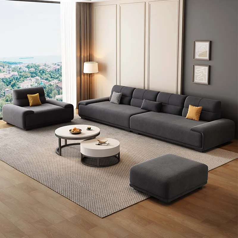 Minimalist Fabric Sofa Living Room Modern Lounge Sectional Sofa Apartment Interior Sofas Modernos Para Sala Nordic Furniture