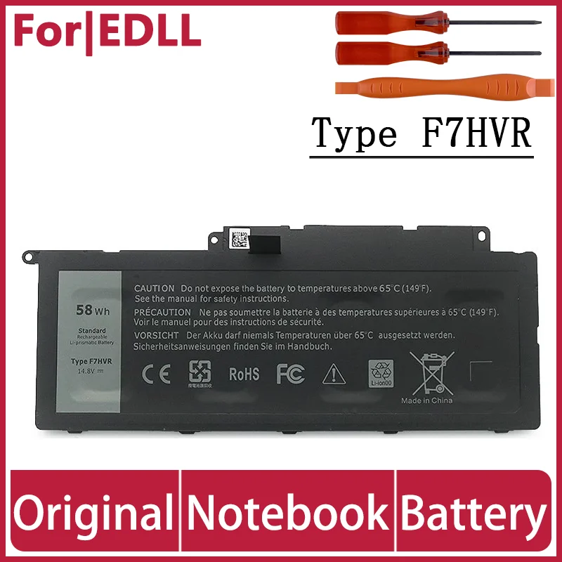 Новый аккумулятор для ноутбука Dell Inspiron 15 7537 17 7737 F7HVR 062VNH G4YJM T2T3J 14,8 В 58 Втч 3900 мАч