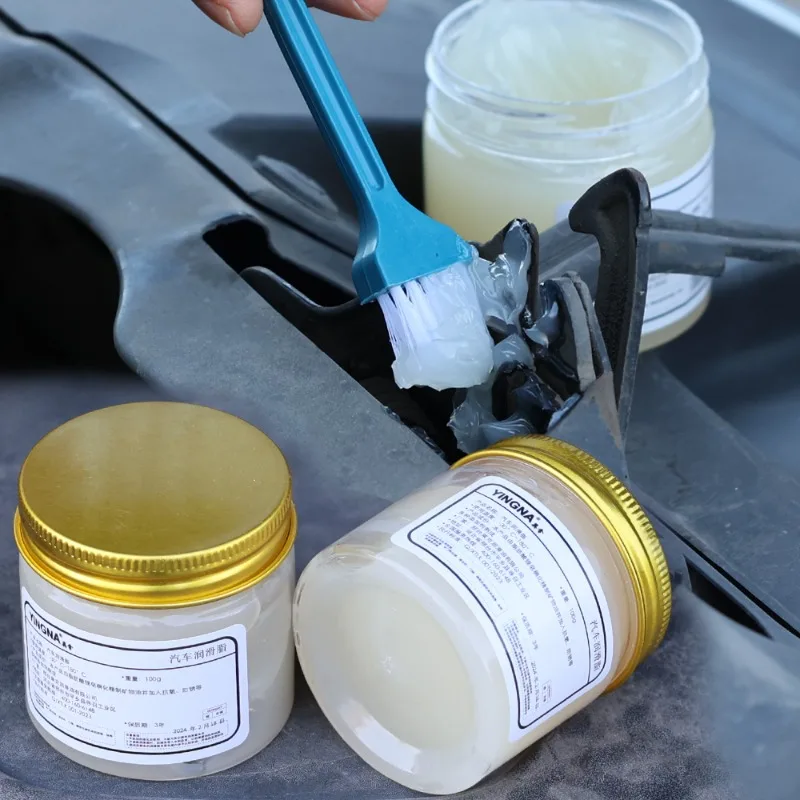 Automotive Grease Kit with Brush Gear Oil Grease Multi-Purpose Grease O-Ring Maintenance Door Rattle Rust Preventive Oil