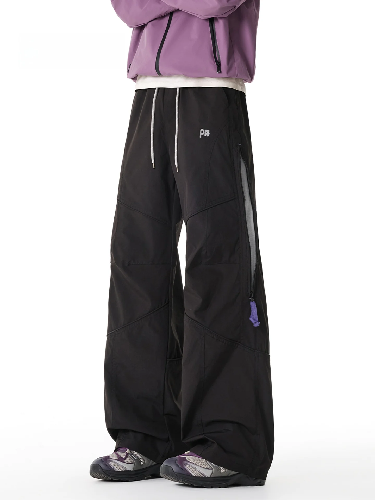 

Мужские ветрозащитные брюки MMOPTOP для активного отдыха, весна-осень, водонепроницаемые, с боковой молнией, свободные, прямые, в стиле милитари, повседневные, широкие штанины