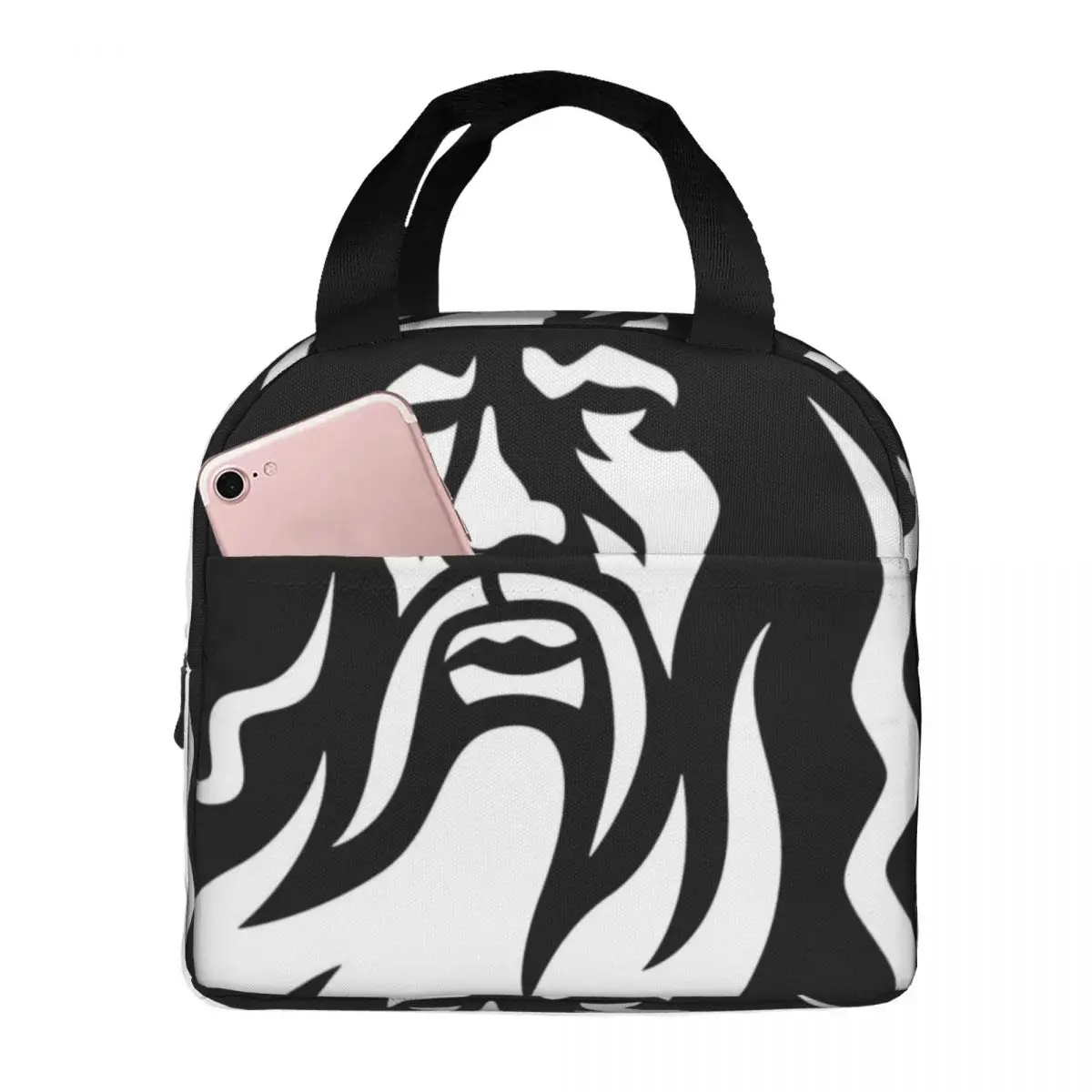 

GAND ALF Logo Lunch Bag Unisex Portable Cooler Thermal Insulated Lunch Box Picnic Storage Food Bento Box